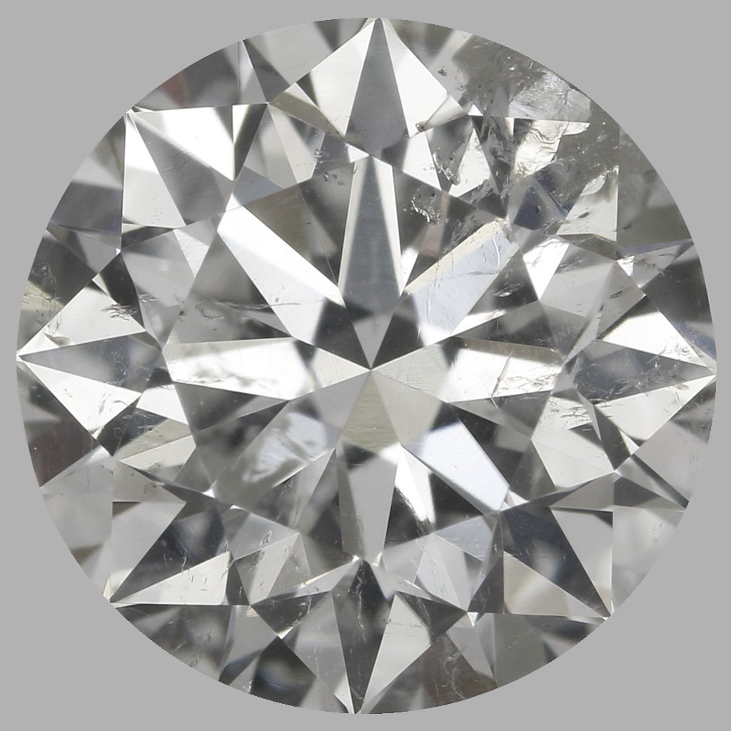 Not eye clean diamond example