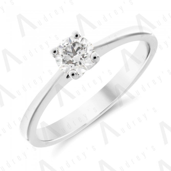 18K VERA SOLITAIRE RING