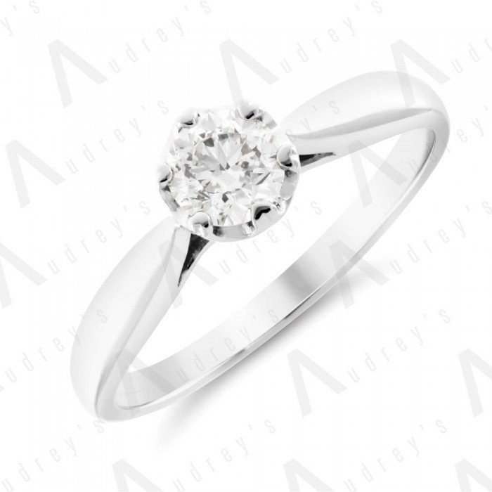 18K BELLA SOLITAIRE RING 