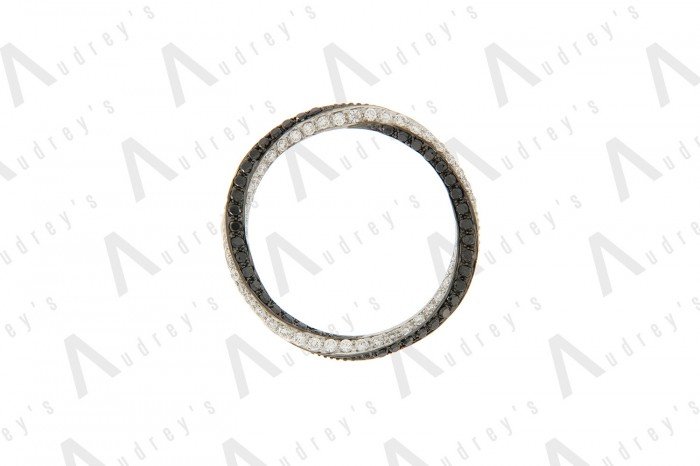18K WHITE GOLD DIAMOND NECKLACE