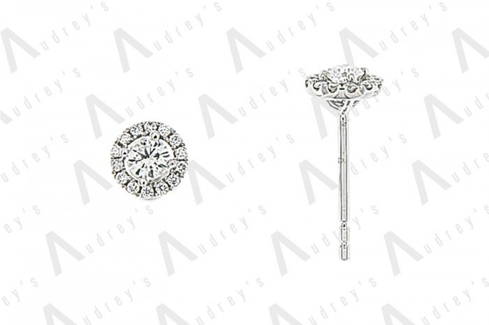18 KARAT DIAMOND EARRING