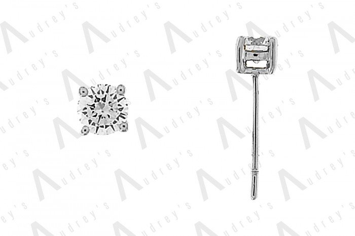 18 KARAT DIAMOND EARRING