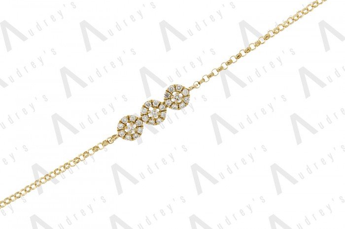 18 KARAT DIAMOND BRACELET