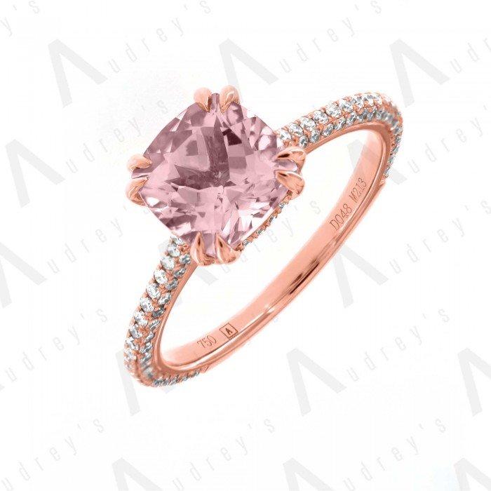 18 KARAT DIAMOND AND GEMSTONE RING