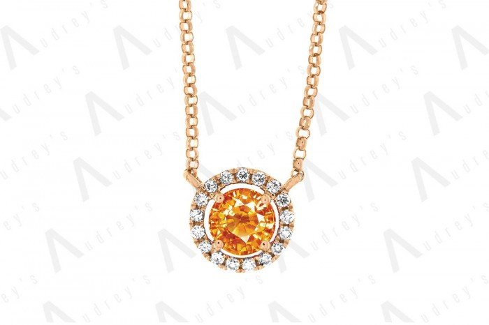 18 KARAT DIAMOND AND GEMSTONE NECKLACE