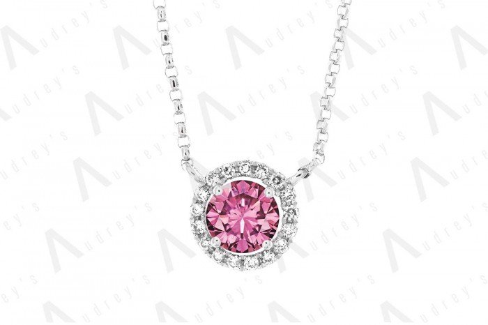18 KARAT DIAMOND AND GEMSTONE NECKLACE
