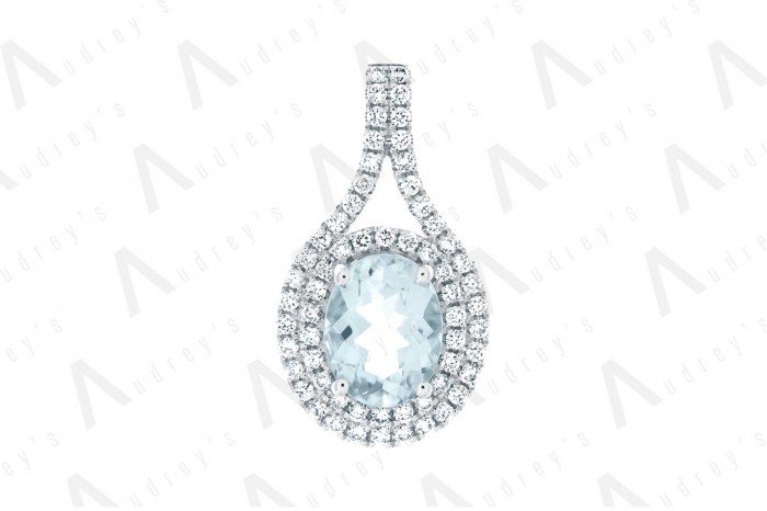18 KARAT DIAMOND AND GEMSTONE NECKLACE