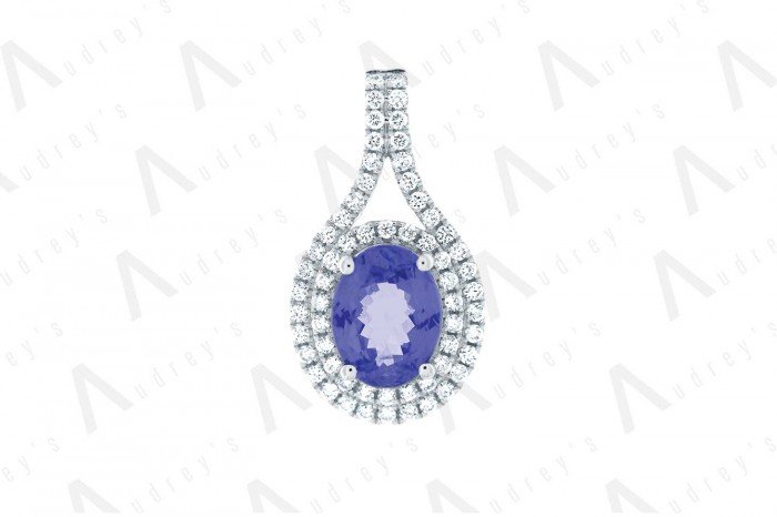 18 KARAT DIAMOND AND GEMSTONE NECKLACE