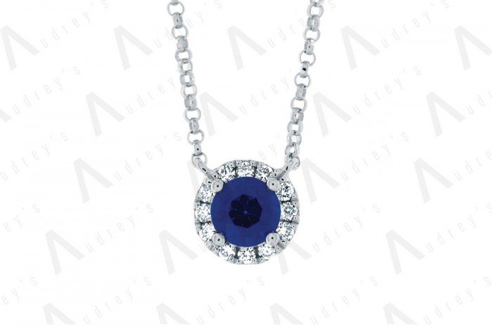 18 KARAT DIAMOND AND GEMSTONE NECKLACE