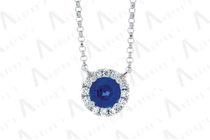 18 KARAT DIAMOND AND GEMSTONE NECKLACE