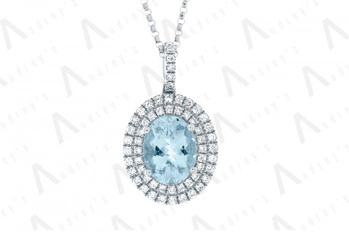 18 KARAT DIAMOND AND GEMSTONE NECKLACE