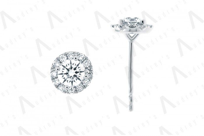 18 KARAT DIAMOND EARRING