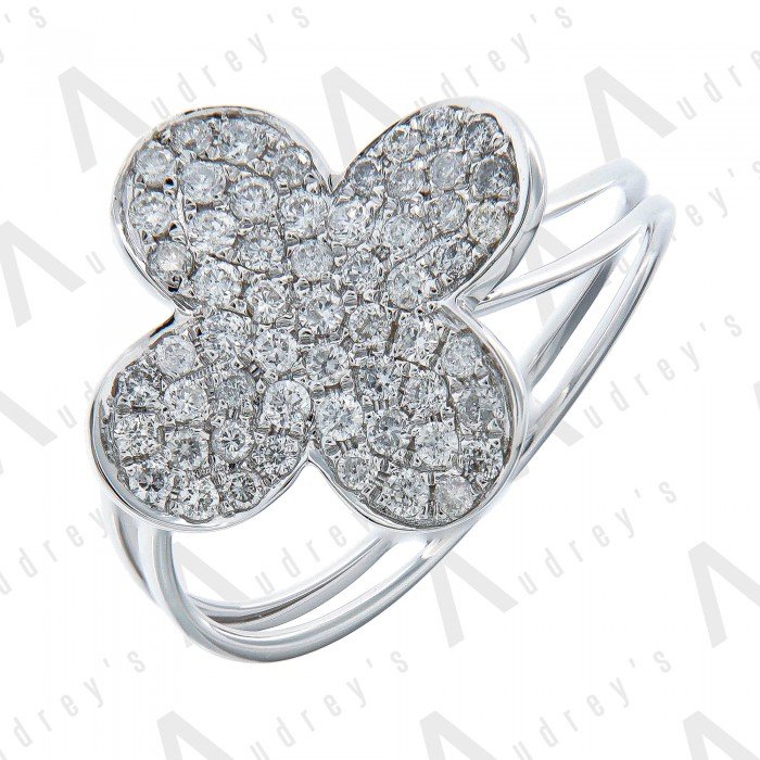 18K WHITE GOLD RING