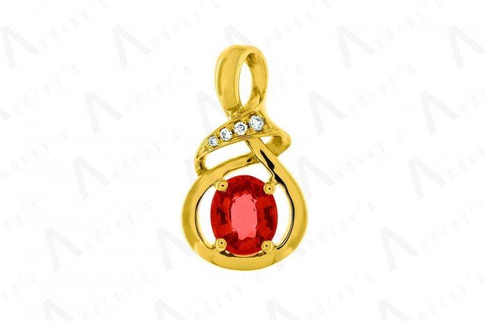 18 KARAT DIAMOND AND GEMSTONE NECKLACE