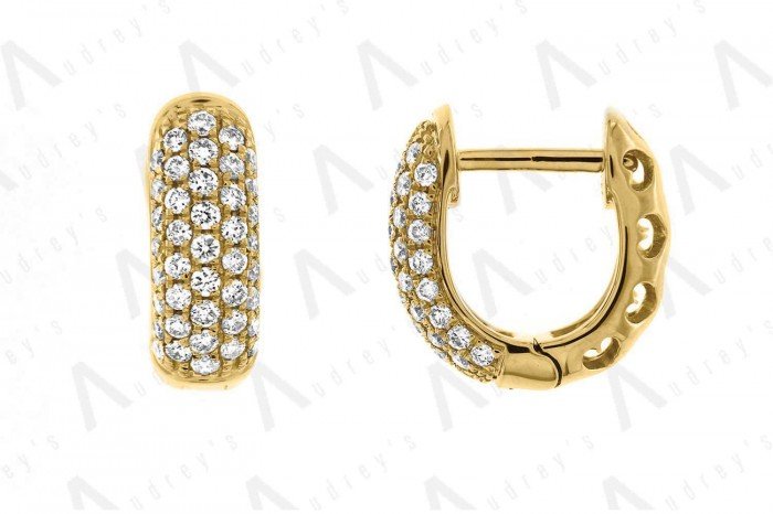 18 KARAT DIAMOND EARRING