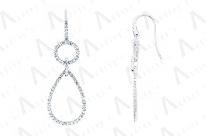 18 KARAT DIAMOND EARRING