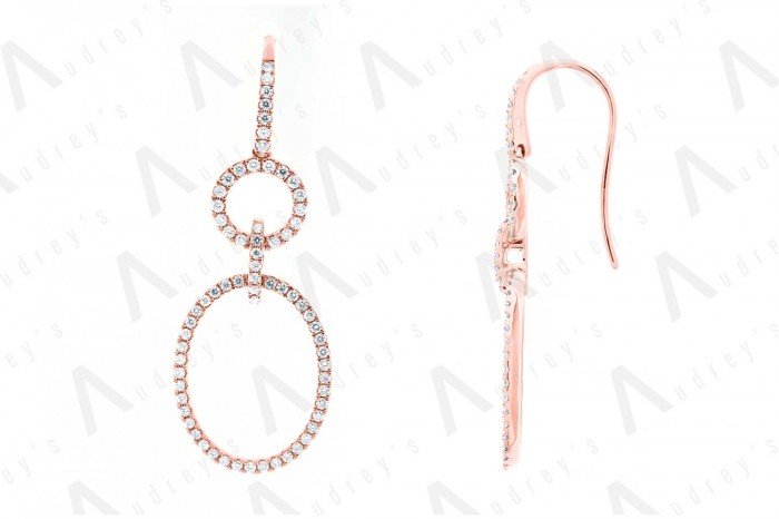 18 KARAT DIAMOND EARRING