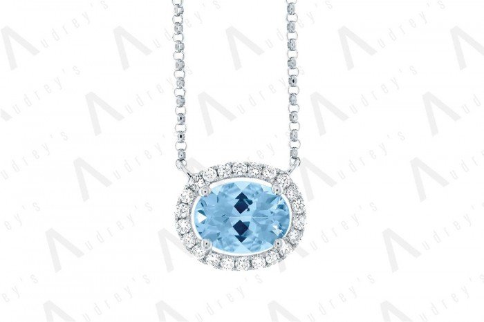 18 KARAT DIAMOND AND GEMSTONE NECKLACE