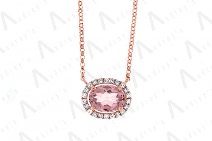 18 KARAT DIAMOND AND GEMSTONE NECKLACE