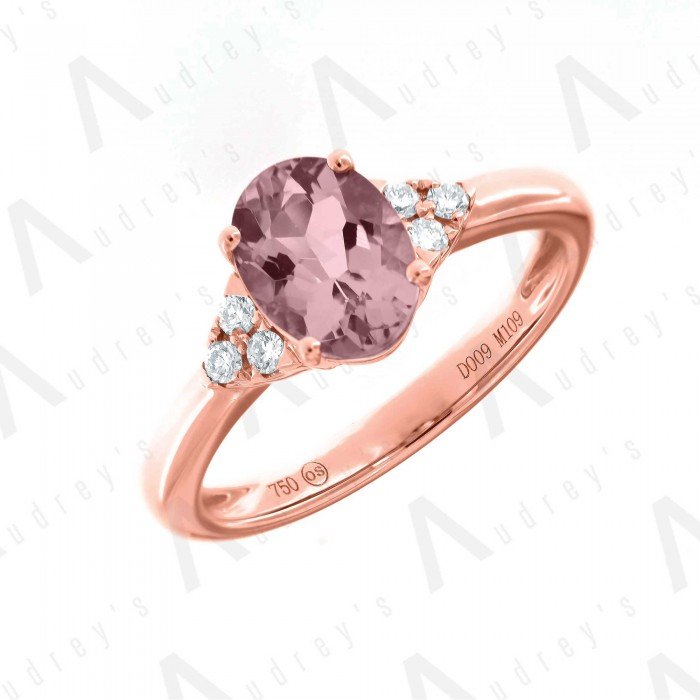 18 KARAT DIAMOND AND GEMSTONE RING