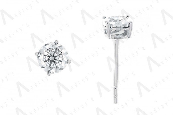 18 KARAT DIAMOND EARRING