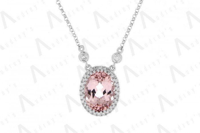 18 KARAT DIAMOND AND GEMSTONE NECKLACE