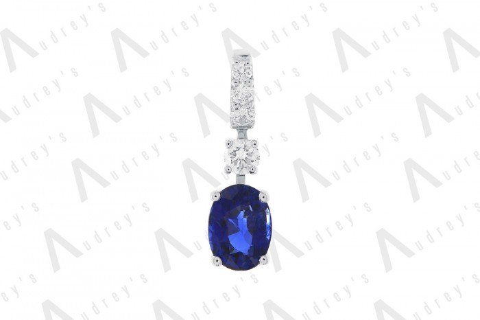 18 KARAT DIAMOND AND GEMSTONE NECKLACE