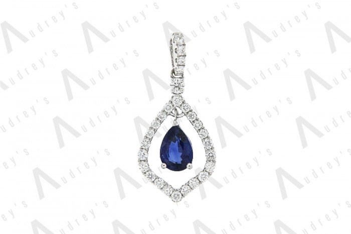 18 KARAT DIAMOND AND GEMSTONE NECKLACE