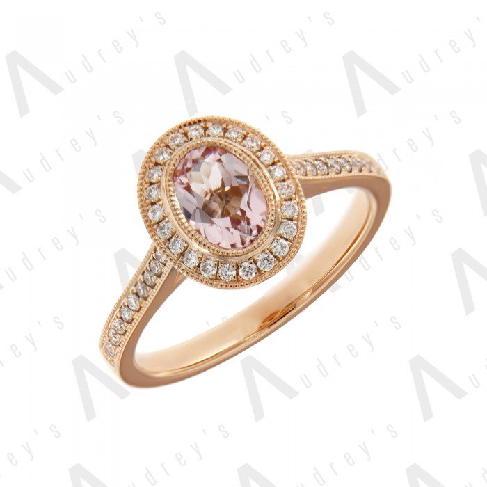 18 KARAT DIAMOND AND GEMSTONE RING