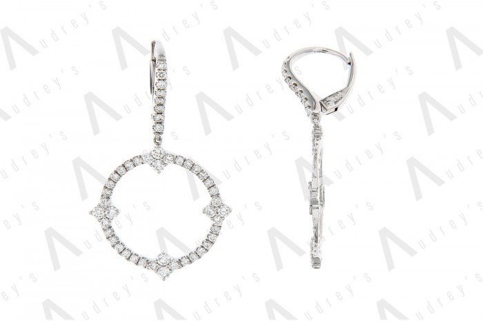 18 KARAT DIAMOND EARRING
