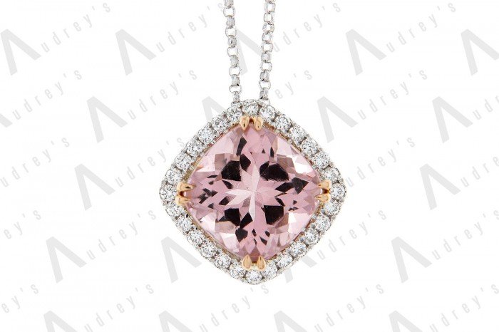18 KARAT DIAMOND AND GEMSTONE NECKLACE