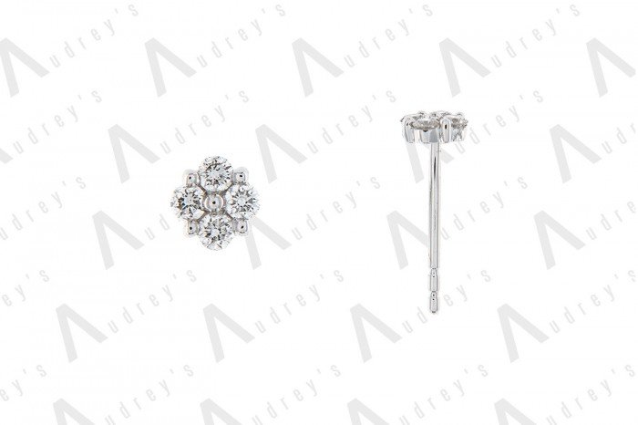 18 KARAT DIAMOND EARRING