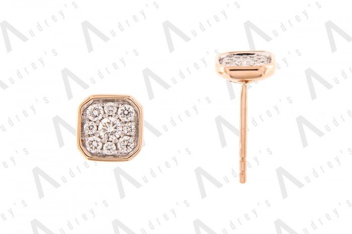 18 KARAT DIAMOND EARRING