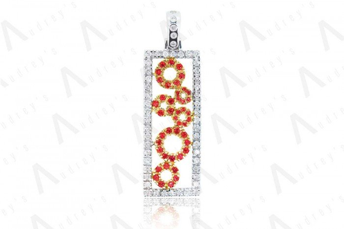 18K WHITE GOLD PENDANT