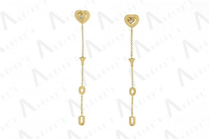 18 KARAT DIAMOND EARRING