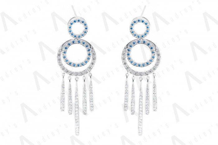 18 KARAT DIAMOND EARRING