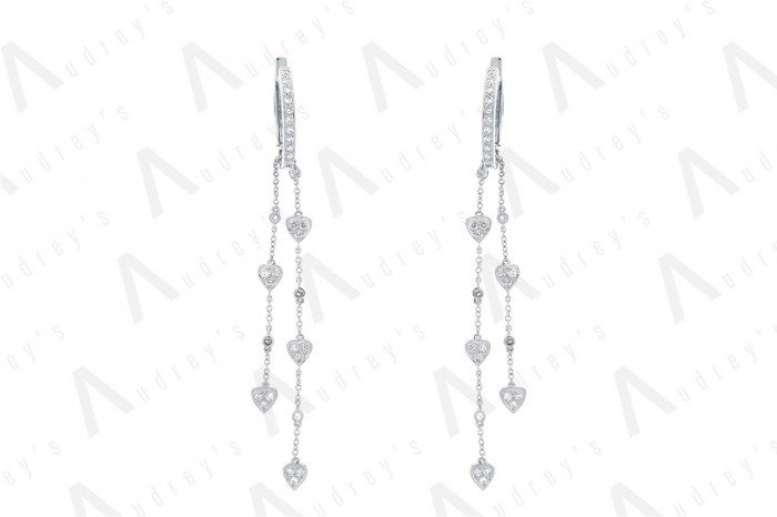 18 KARAT DIAMOND EARRING
