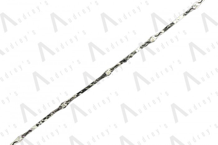 18K WHITE GOLD DIAMOND BRACELET