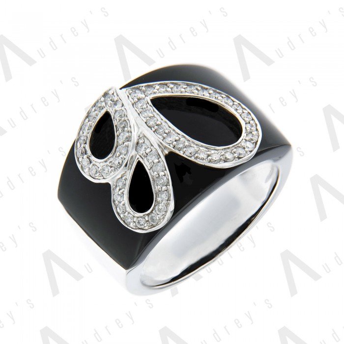 9 KARAT DIAMOND AND COLOR STONE RING