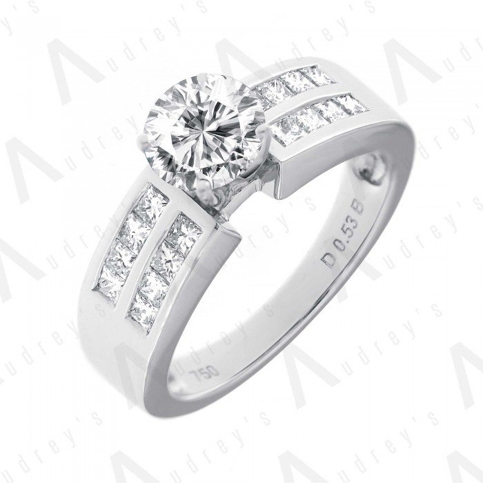18K LACEY DIAMOND RING