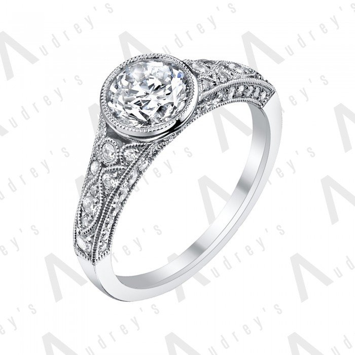 18K ABBA DIAMOND RING