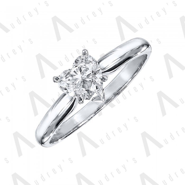 18K AMANDA SOLITAIRE RING