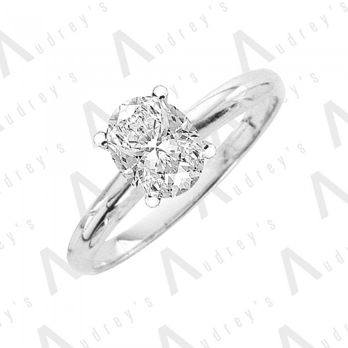 18K CHARLOTTE SOLITAIRE RING
