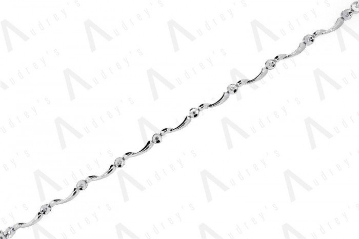 18K WHITE GOLD DIAMOND BRACELET