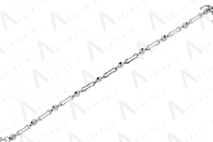 18K WHITE GOLD DIAMOND BRACELET