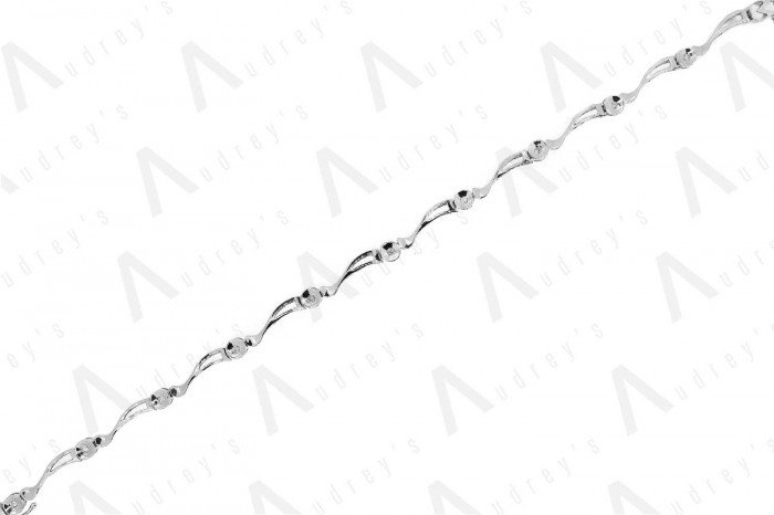 18K WHITE GOLD DIAMOND BRACELET