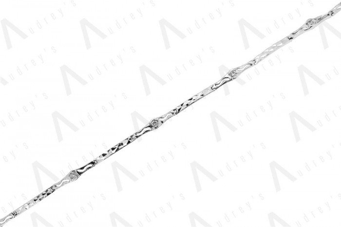 18K WHITE GOLD DIAMOND BRACELET