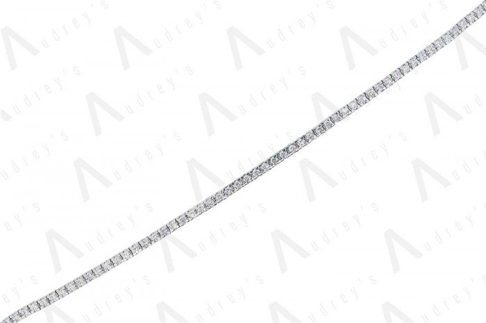 18K WHITE GOLD DIAMOND BRACELET