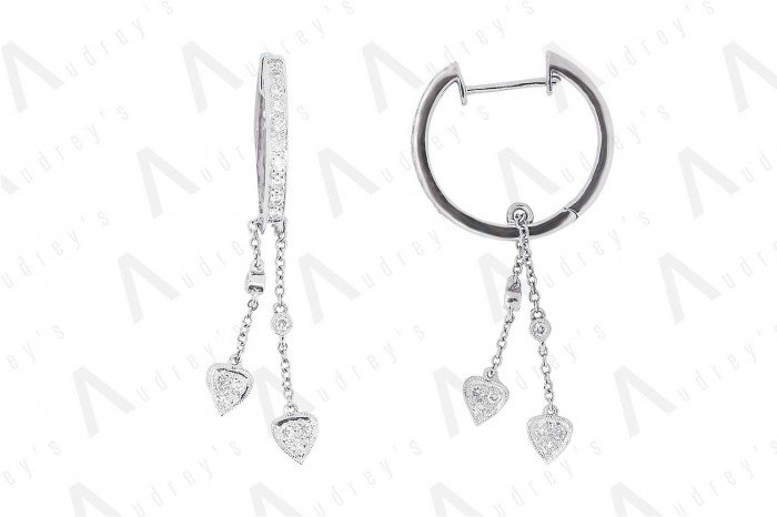 18 KARAT DIAMOND EARRING