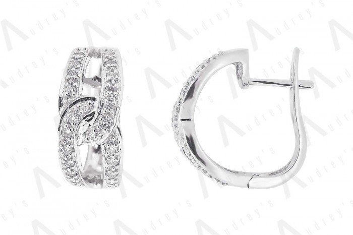 18 KARAT DIAMOND EARRING
